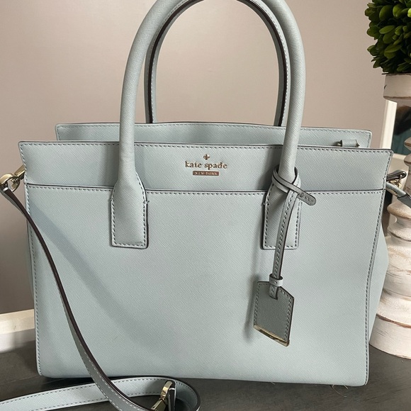 Kate spade Cameron street Candace & Stacy wallet LAKES EDGE BLUE - Picture 2 of 10